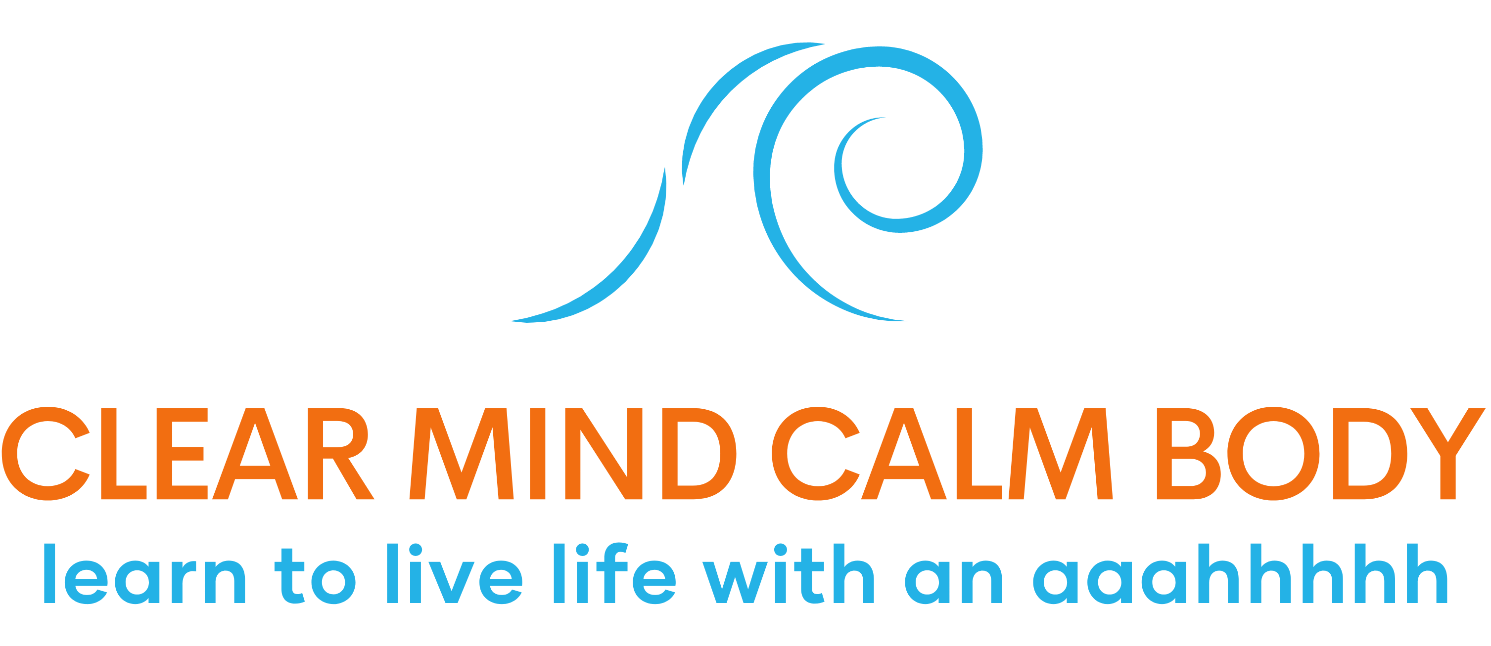 Color logo for clear mind calm body