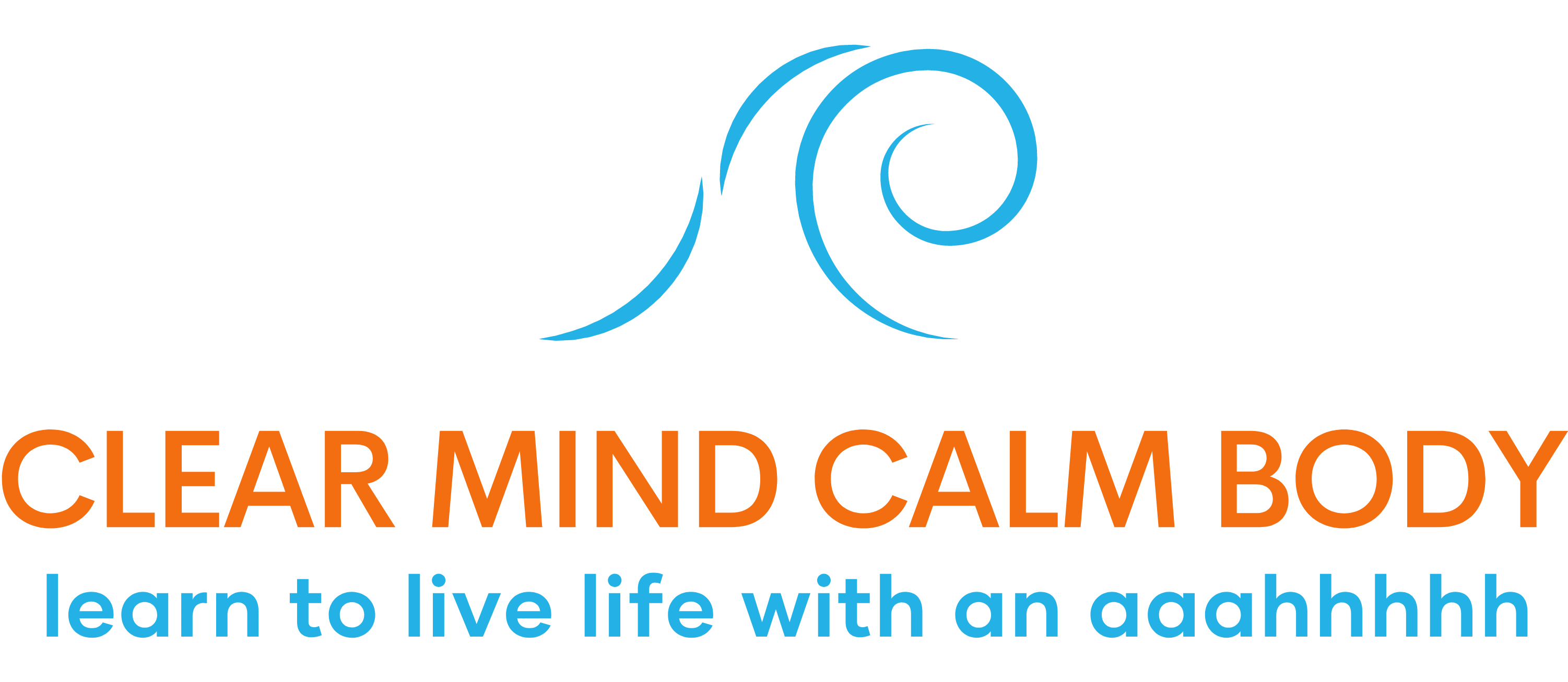 Color logo for clear mind calm body